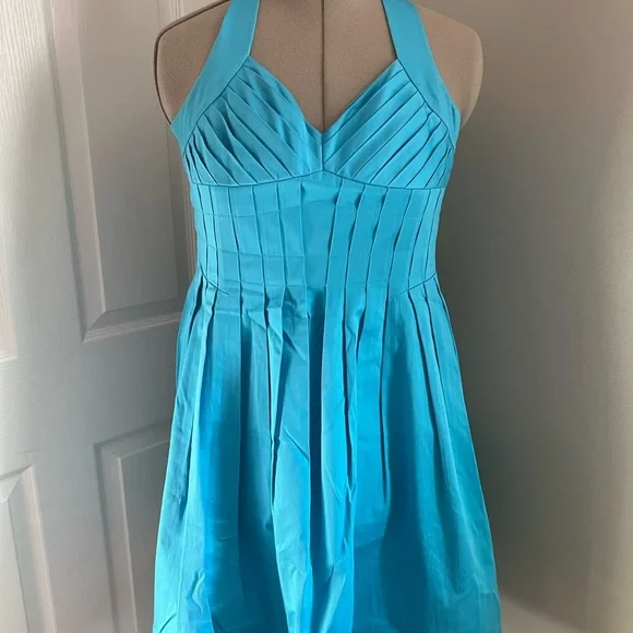 calvin klein blue pleated dress Calvin Klein | Dresses | Calvin Klein Pleated Blue Dress